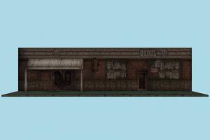 Street Front shop, market, street, front, building, build, structure